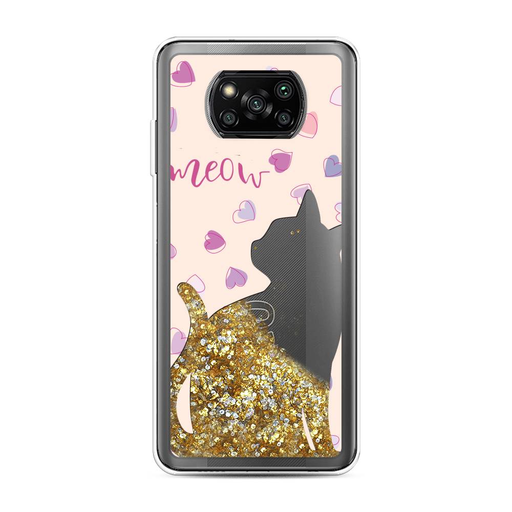 

Чехол Awog на Poco X3/X3 Pro "Прозрачный кот", 310690-1