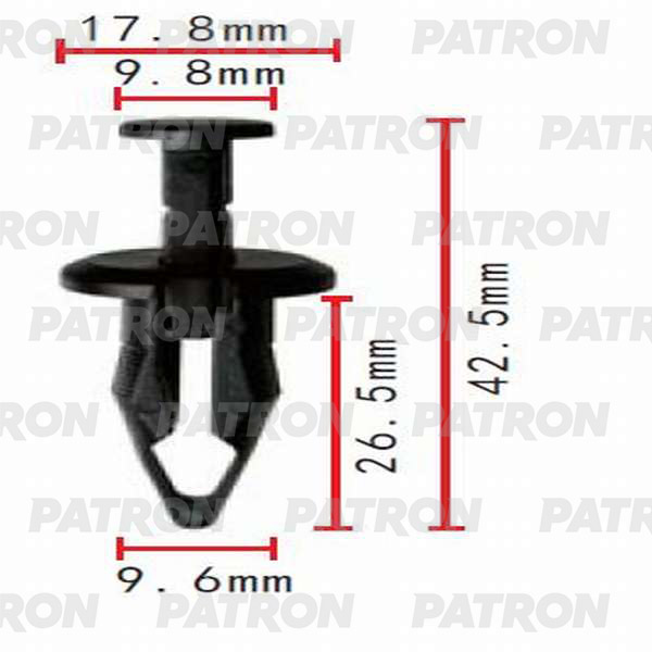 

Клипса Автомобильная PATRON P370388