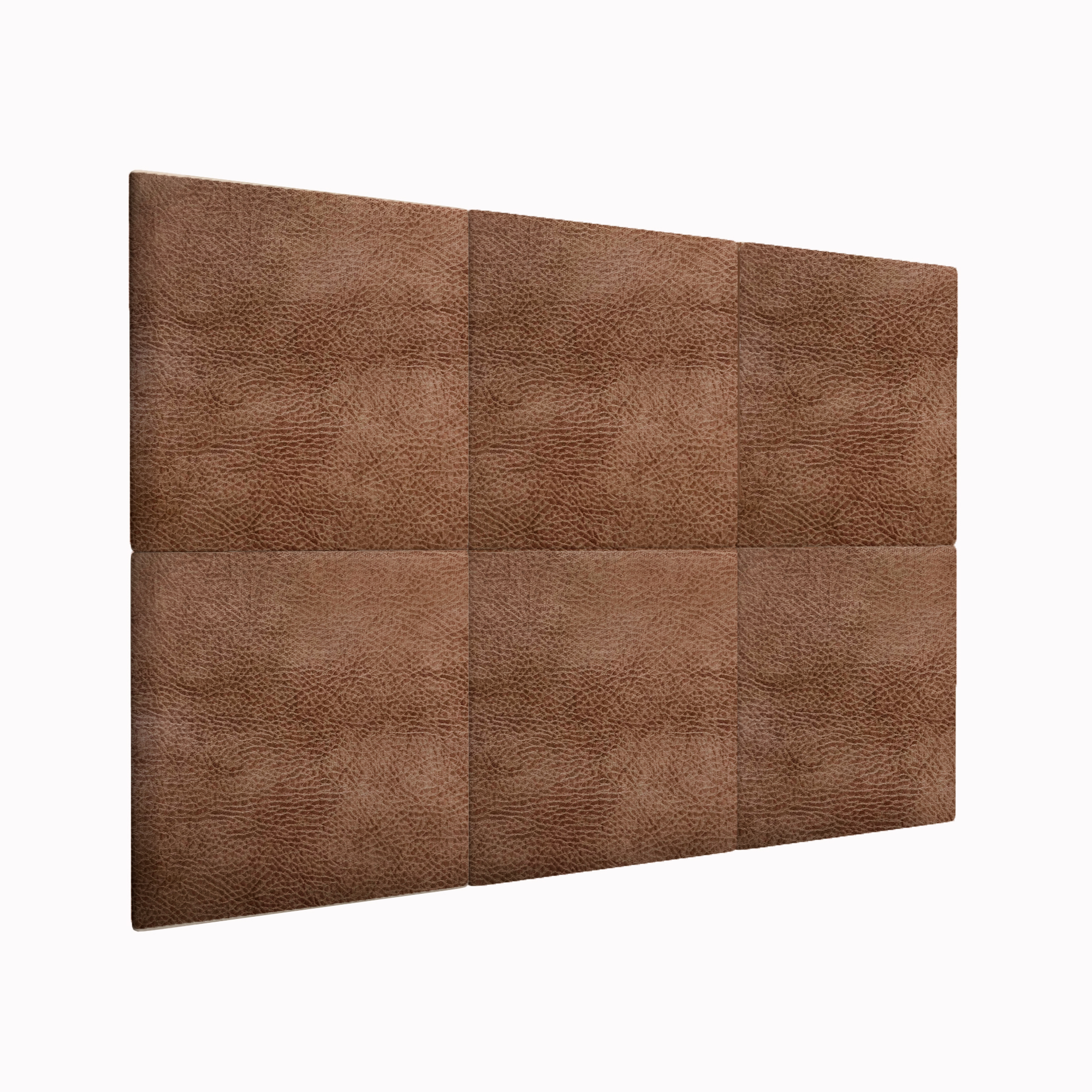 

Мягкое изголовье кровати Eco Leather Moka 50х50 см 2 шт., Коричневый