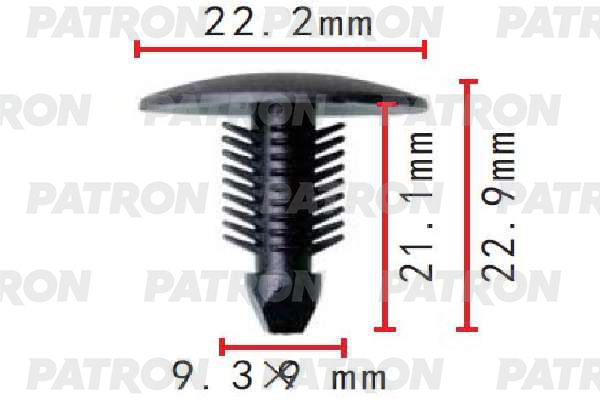 

Клипса Автомобильная PATRON P371631