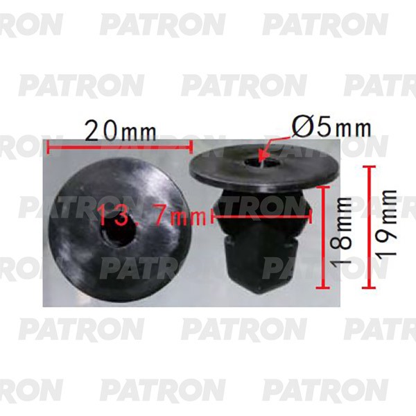 

Клипса Автомобильная PATRON P372109