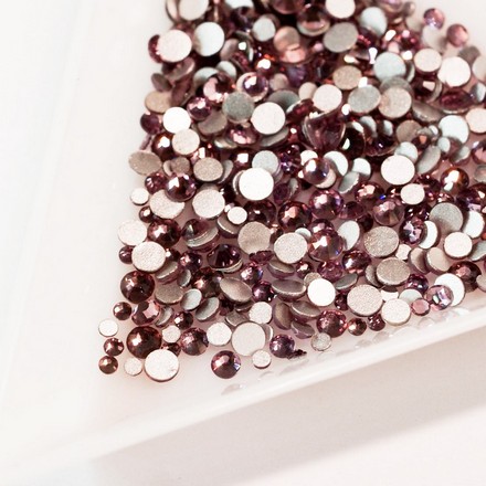 

Набор Puf Стразы стеклянные Light Amethyst, 400 шт., 2 шт., Фиолетовый