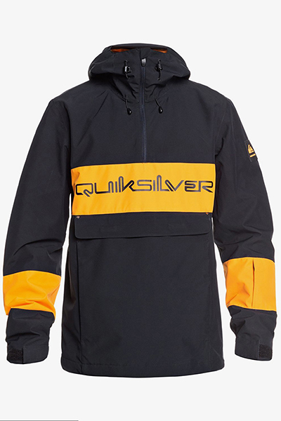 фото Мужской сноубордический анорак steeze, черный, xl quicksilver