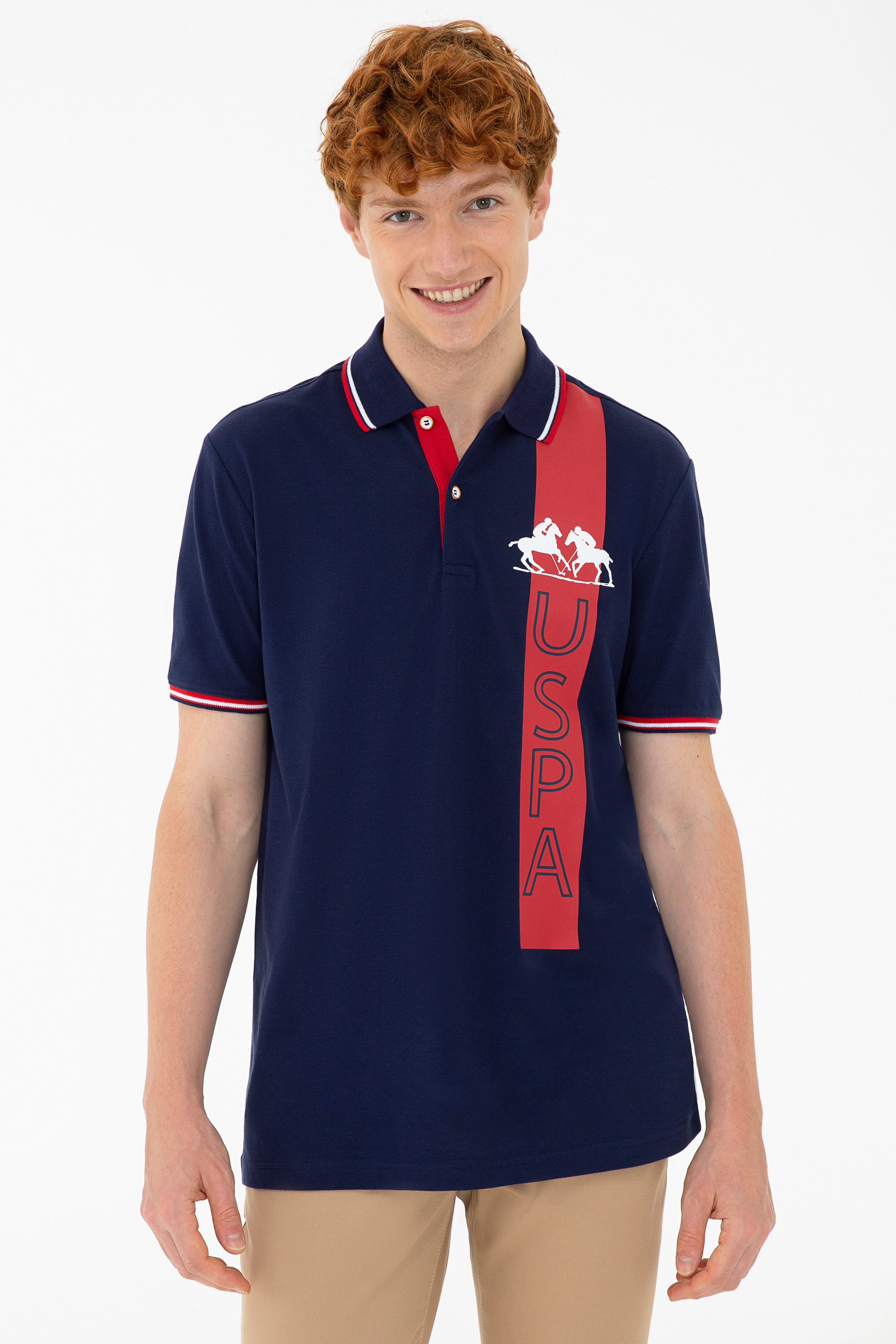 фото Футболка мужская u.s. polo assn. g081gl0110harry синяя xs