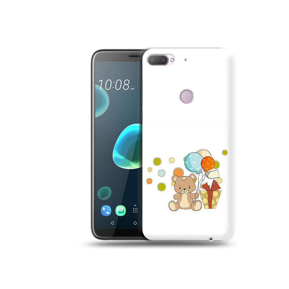 

Чехол MyPads Tocco для HTC Desire 12 Plus медвеженок с подарком, Прозрачный, Tocco