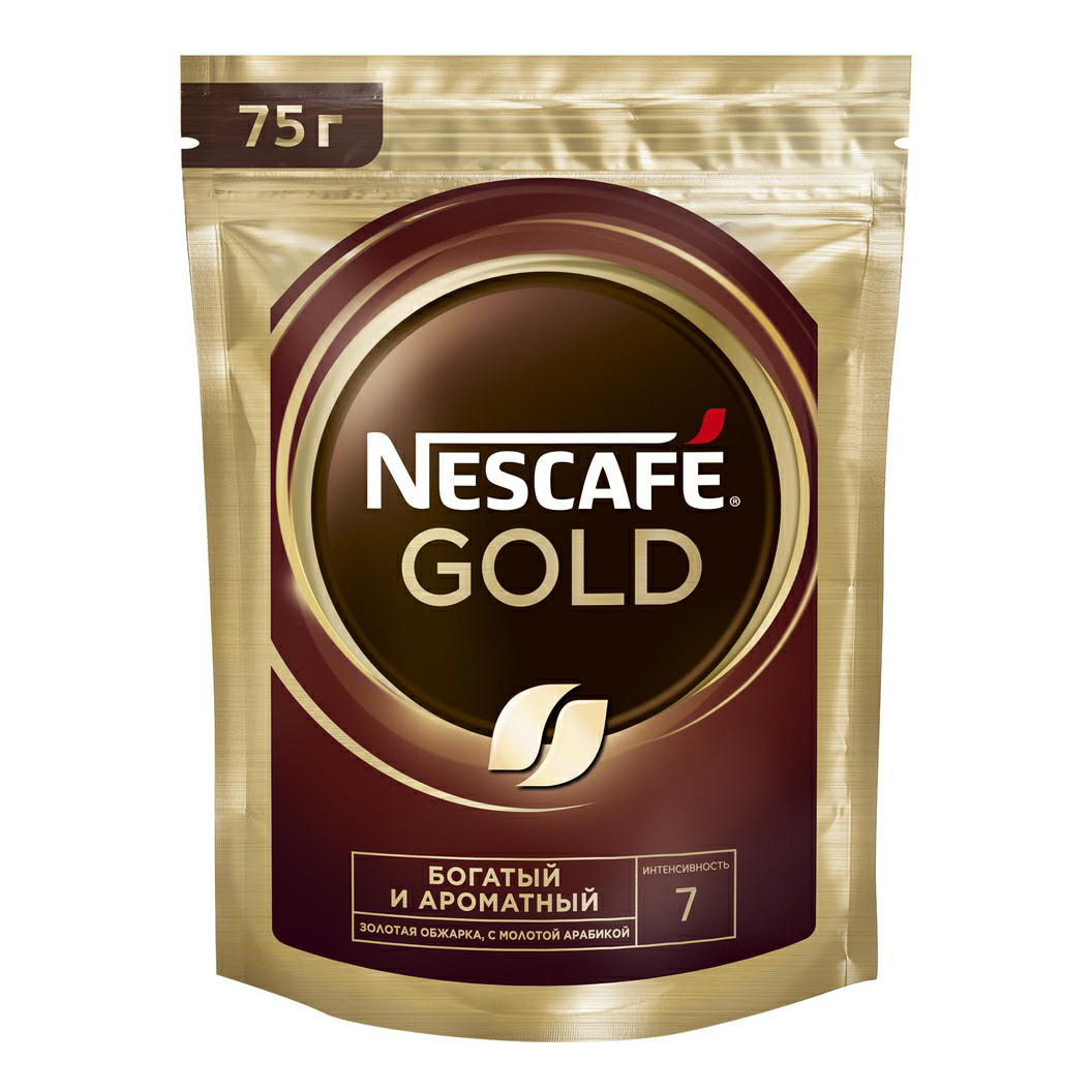 

Кофе Nescafe Gold молотый в растворимом 75 г