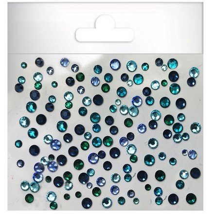 

Набор Puf Стразы стеклянные Mix Blue + Green, 400 шт., 2 шт.