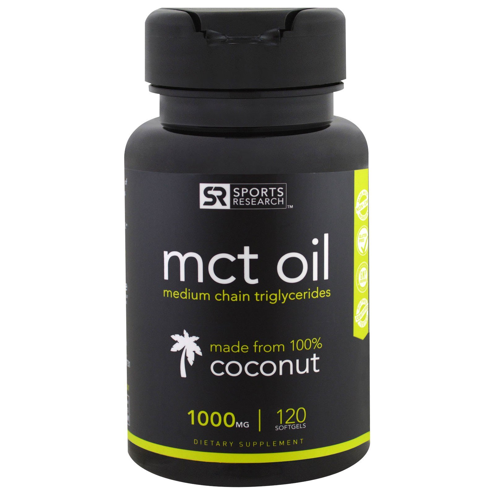 Масло sports. MCT Oil 1000 MG. Sports research витамин k2. Витамин к2 100 мкг. Кокосовое масло MCT Oil.