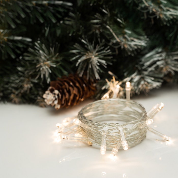 

Luazon Lighting Нить, 2 м, 20 LED, свечение теплое, белое, 2 режима