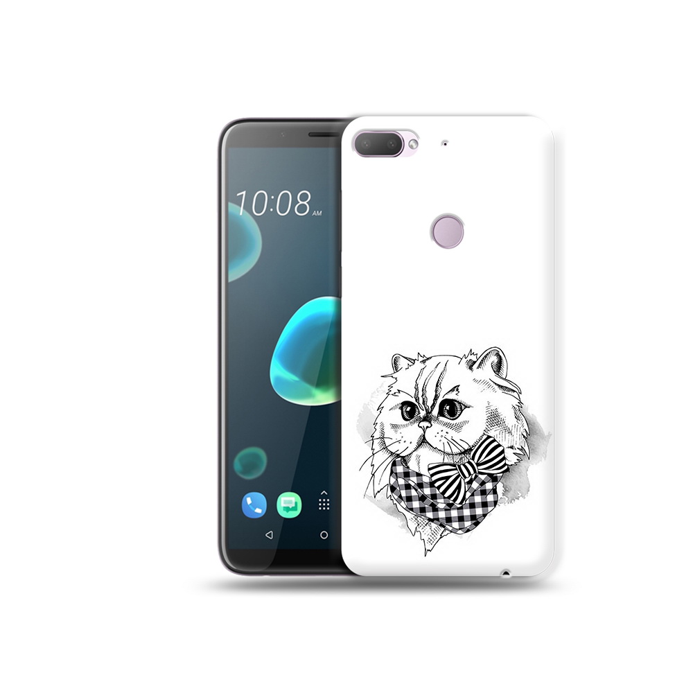 

Чехол MyPads Tocco для HTC Desire 12 Plus нарисованная красивая кошечка, Прозрачный, Tocco