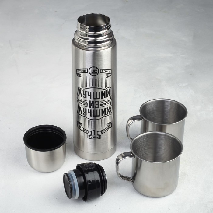 фото Командор "первый во всем", термос, 2 тарелки, 2 кружки, 2 мультитула