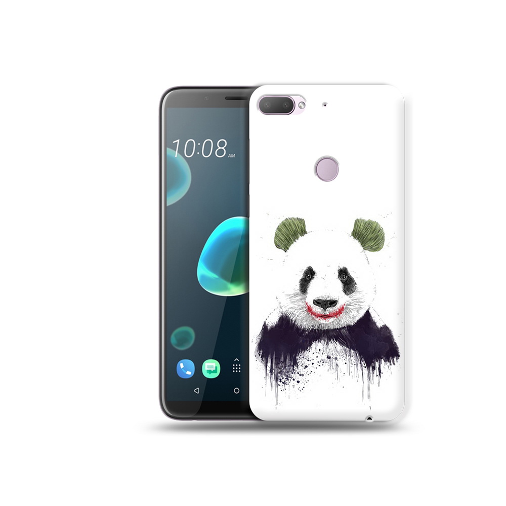 

Чехол MyPads Tocco для HTC Desire 12 Plus панда джокер, Прозрачный, Tocco