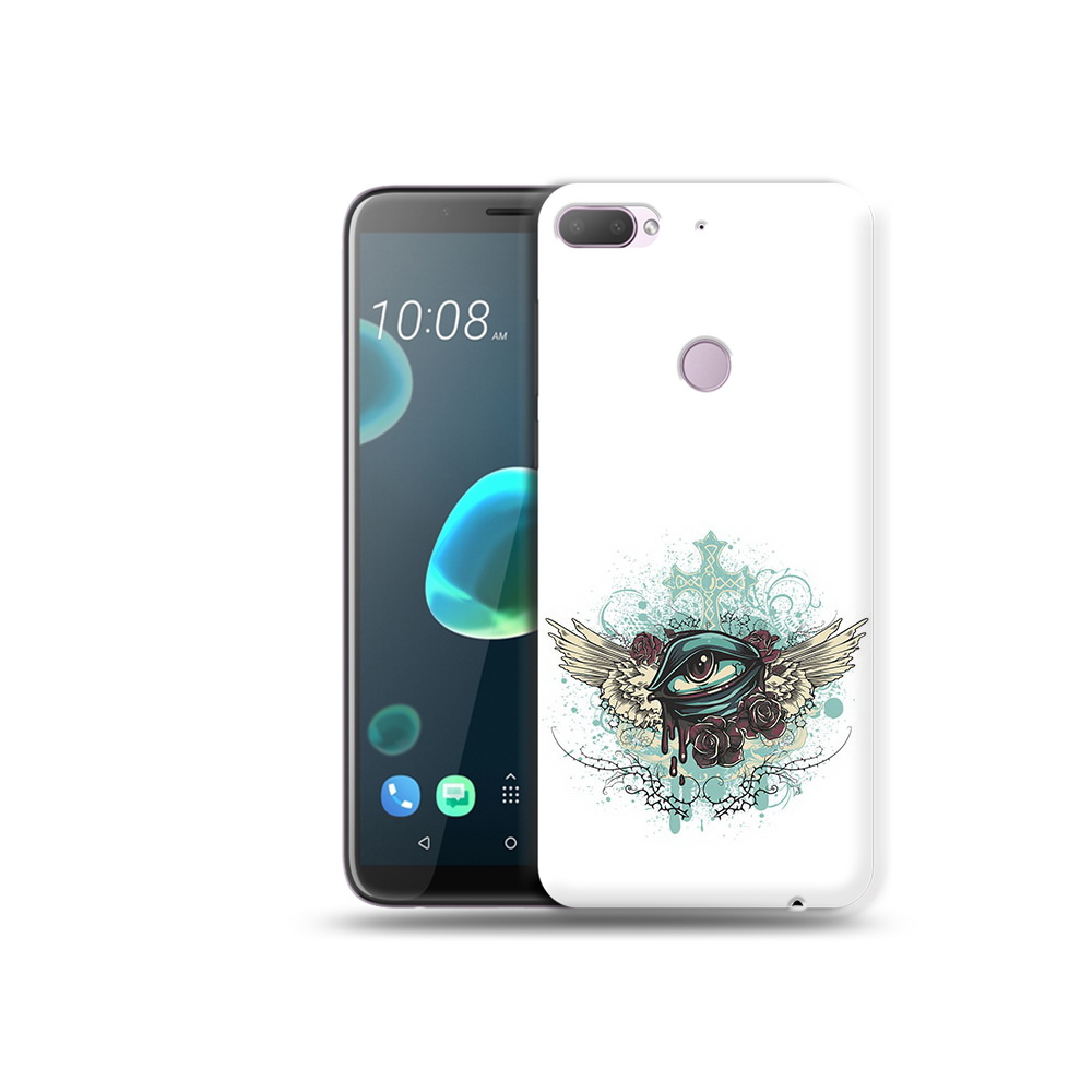 

Чехол MyPads Tocco для HTC Desire 12 Plus плачущий глаз с крыльями, Прозрачный, Tocco