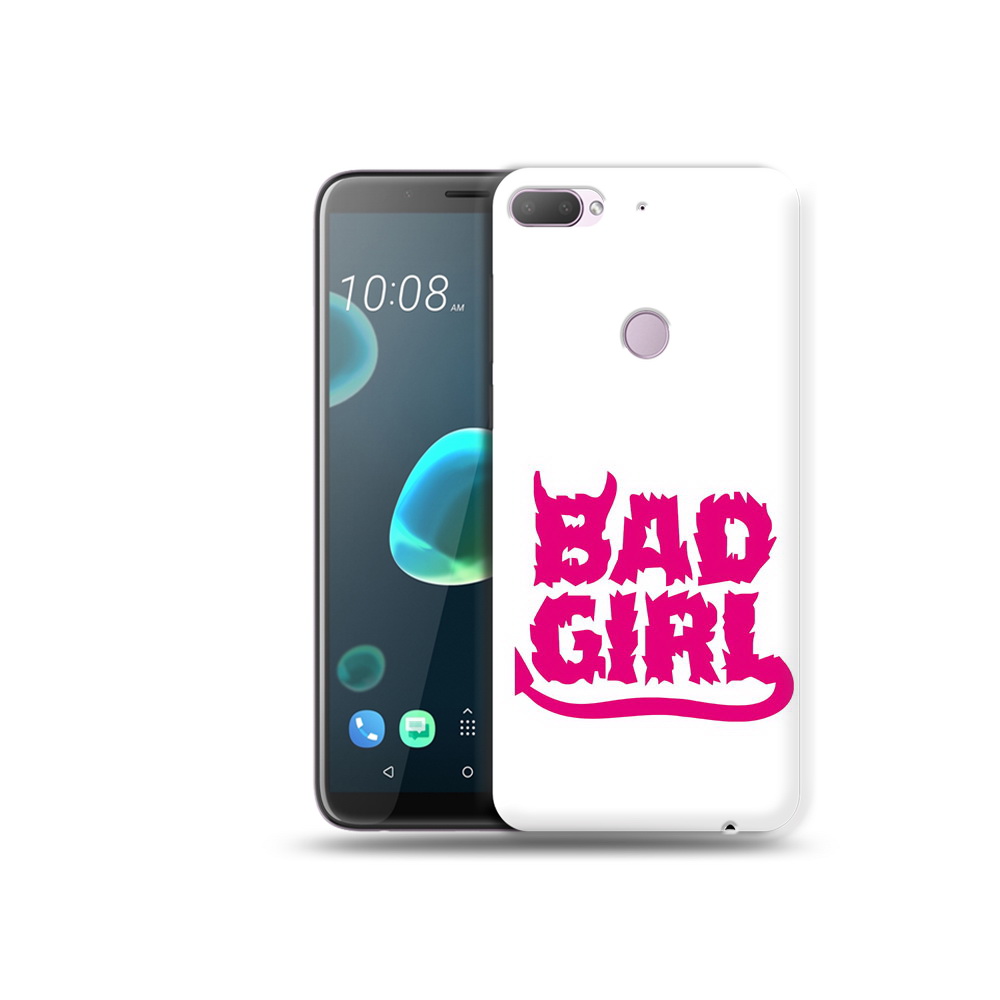 

Чехол MyPads Tocco для HTC Desire 12 Plus плохая девочка, Прозрачный, Tocco