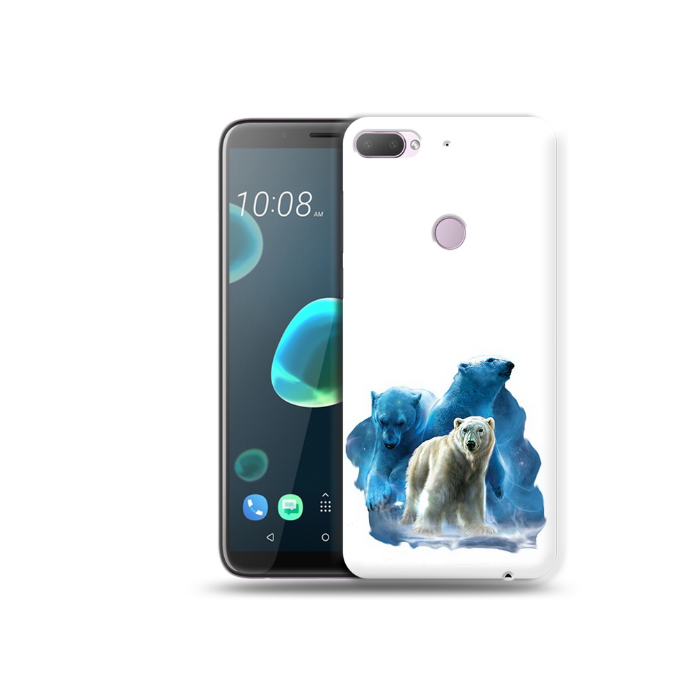

Чехол MyPads Tocco для HTC Desire 12 Plus полярный медведь, Прозрачный, Tocco