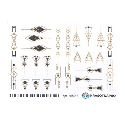 

Набор KrasotkaPro 3D-слайдер Crystal Gold №165918 Геометрия. Фигуры, 3 шт.