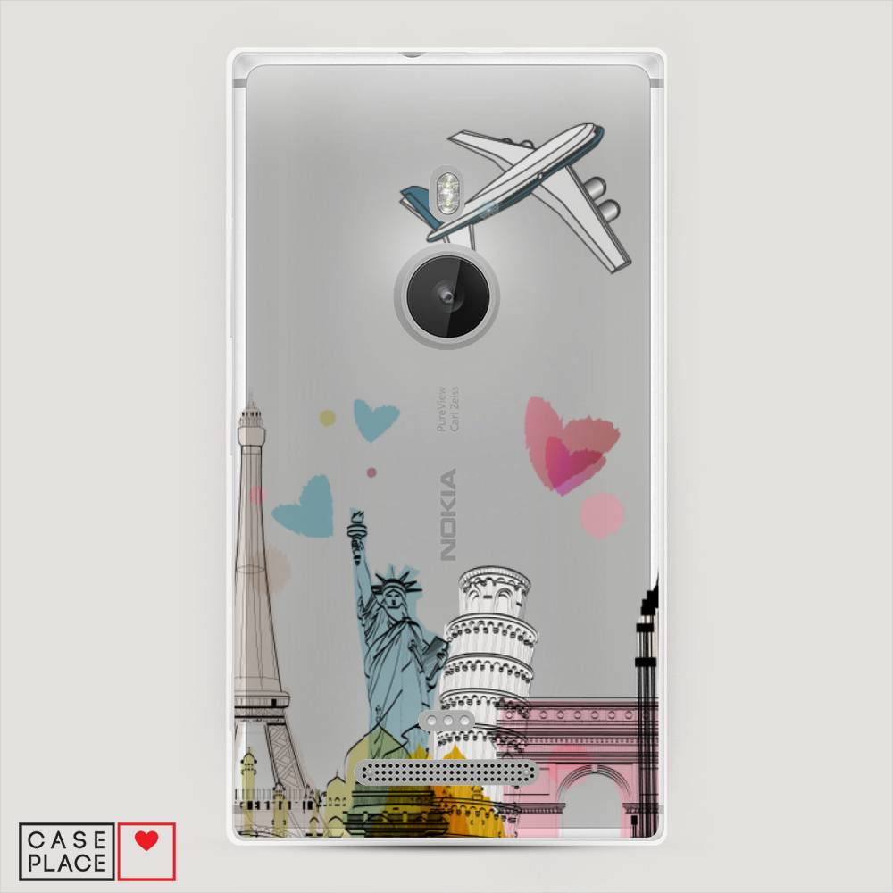 

Чехол Awog "Самолет путешествий" для Lumia 925