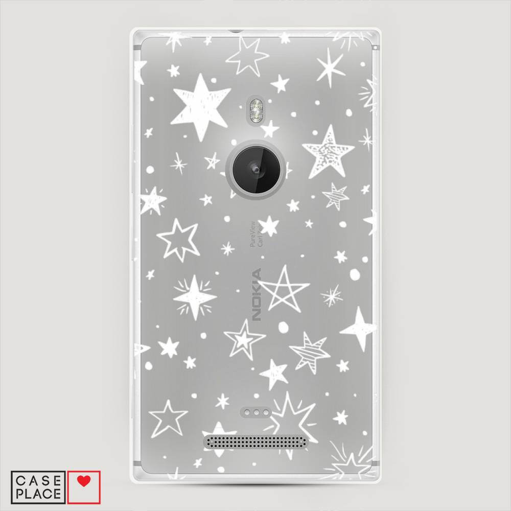 

Чехол Awog "Звездочки графика белая" для Lumia 925