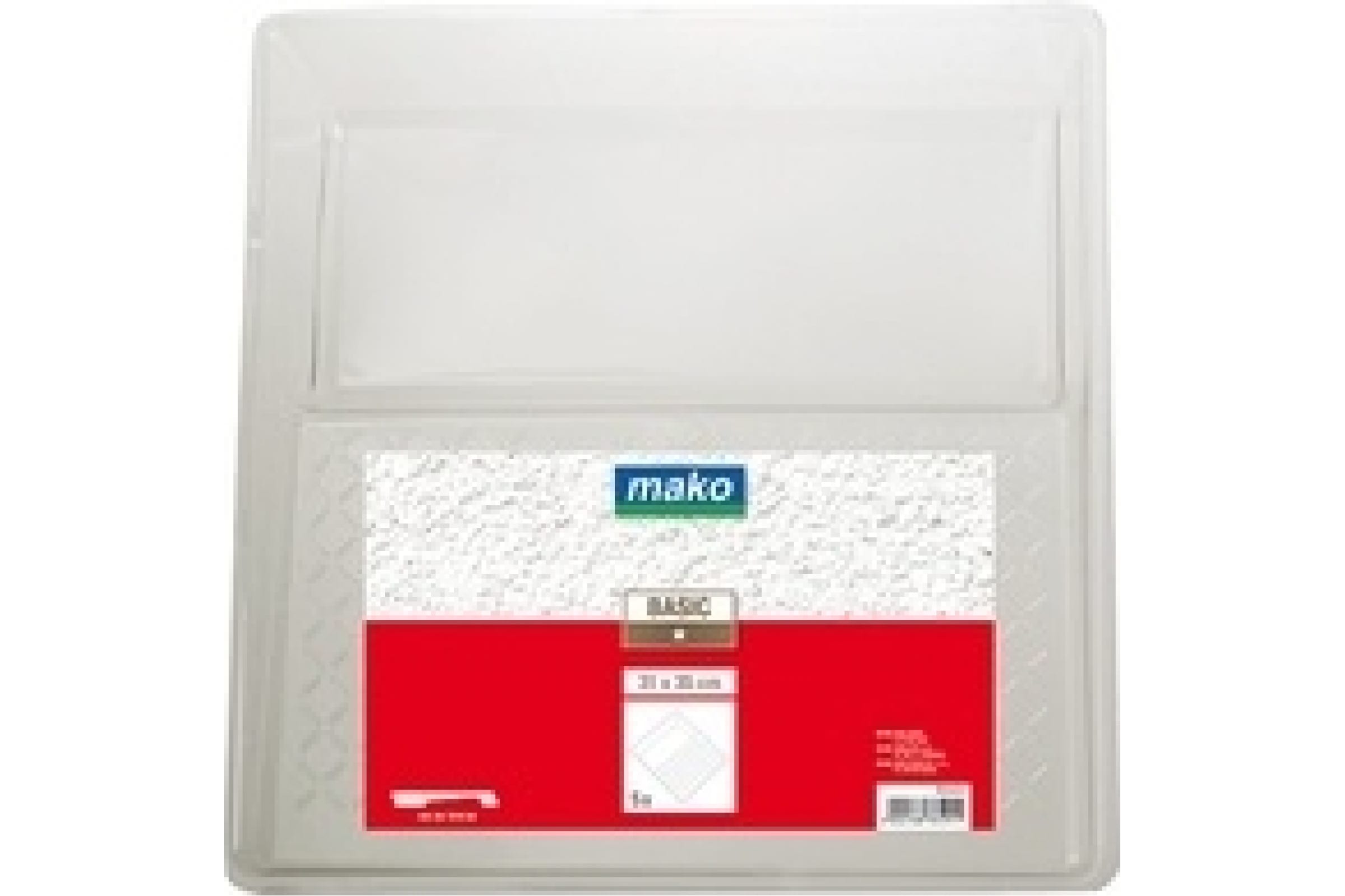 MAKO вкладыш силиконовый для ванночки, прозрачный, 5 шт 761901