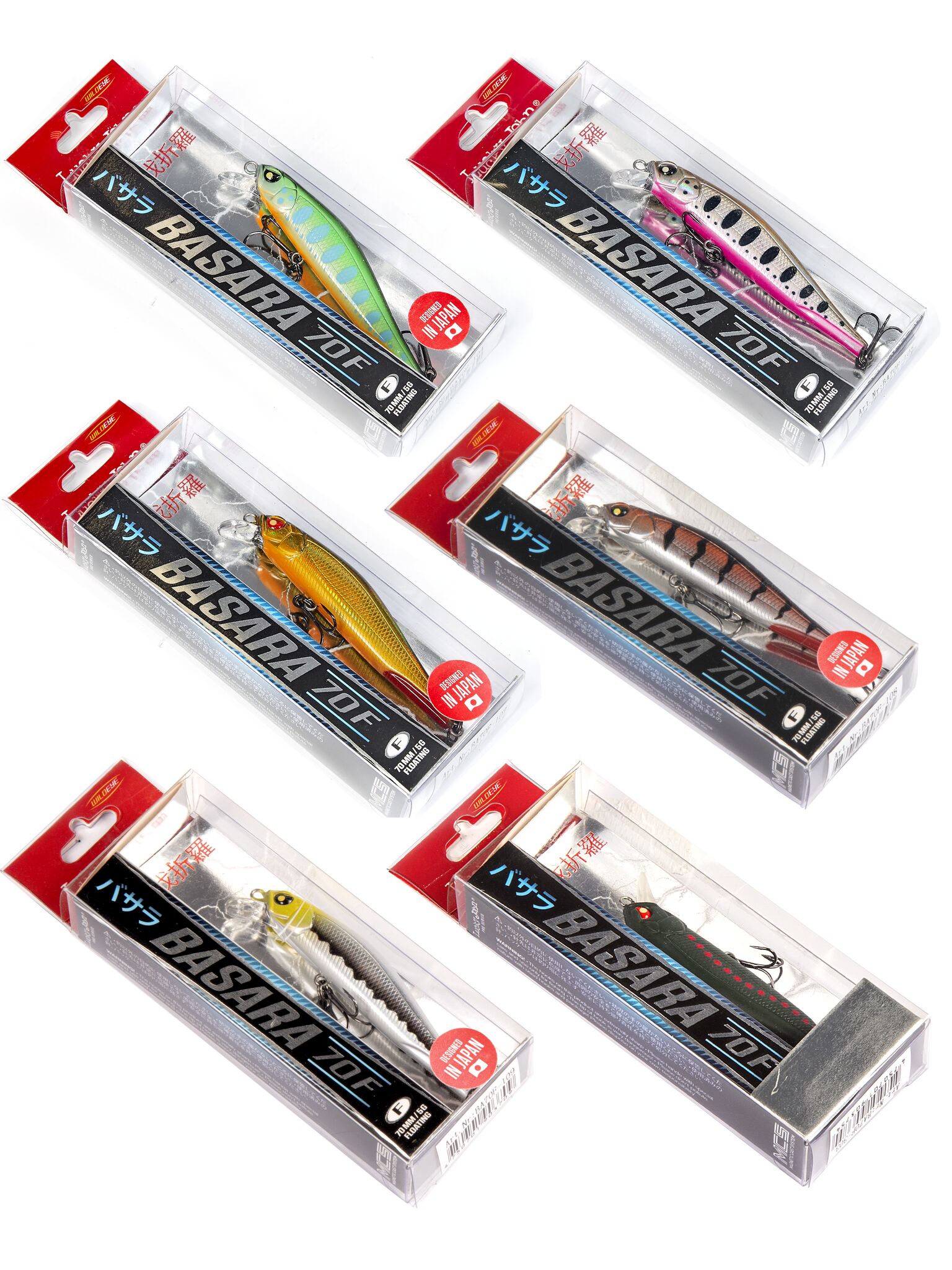 

Воблеры плав. LJ Pro Series BASARA F 07.00/013SET 6шт. набор
