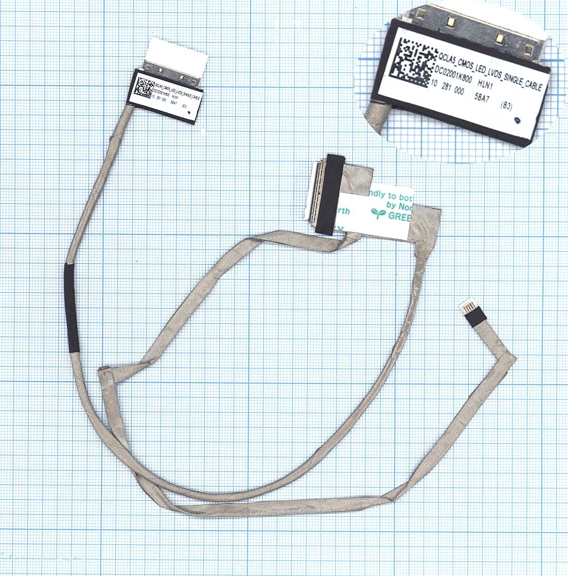 

Шлейф матрицы для ноутбука Samsung NP350E5C, NP350V5C, NP355E5C Series, p/n: DC02001K800 (