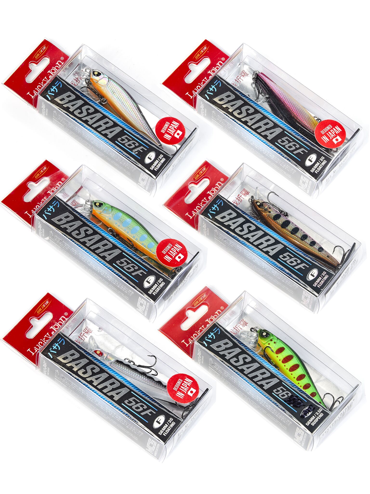 

Воблеры сусп. LJ Pro Series BASARA F 05.60/026SET 6шт. набор