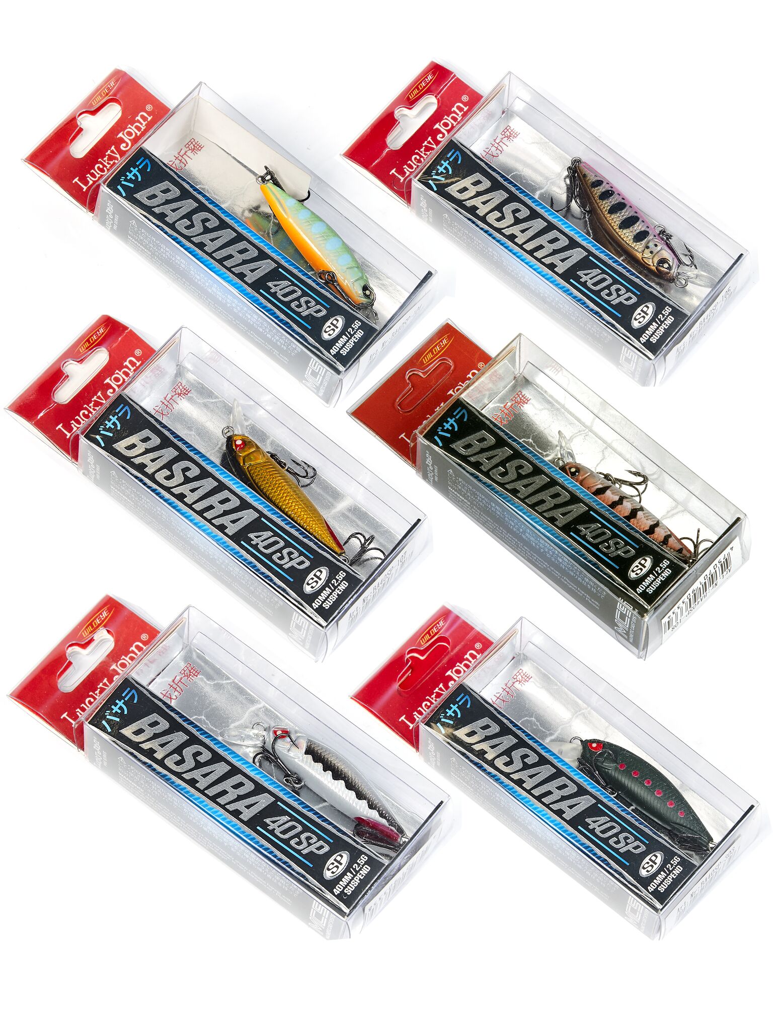 

Воблеры сусп. LJ Pro Series BASARA SP 04.00/021SET 6шт. набор