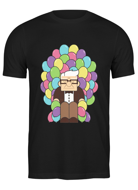 

Футболка мужская Printio Вверх (up) черная 3XL, Черный, Вверх (up)