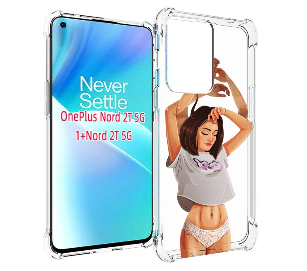 

Чехол MyPads много-рук женский для OnePlus Nord 2T, Прозрачный, Tocco