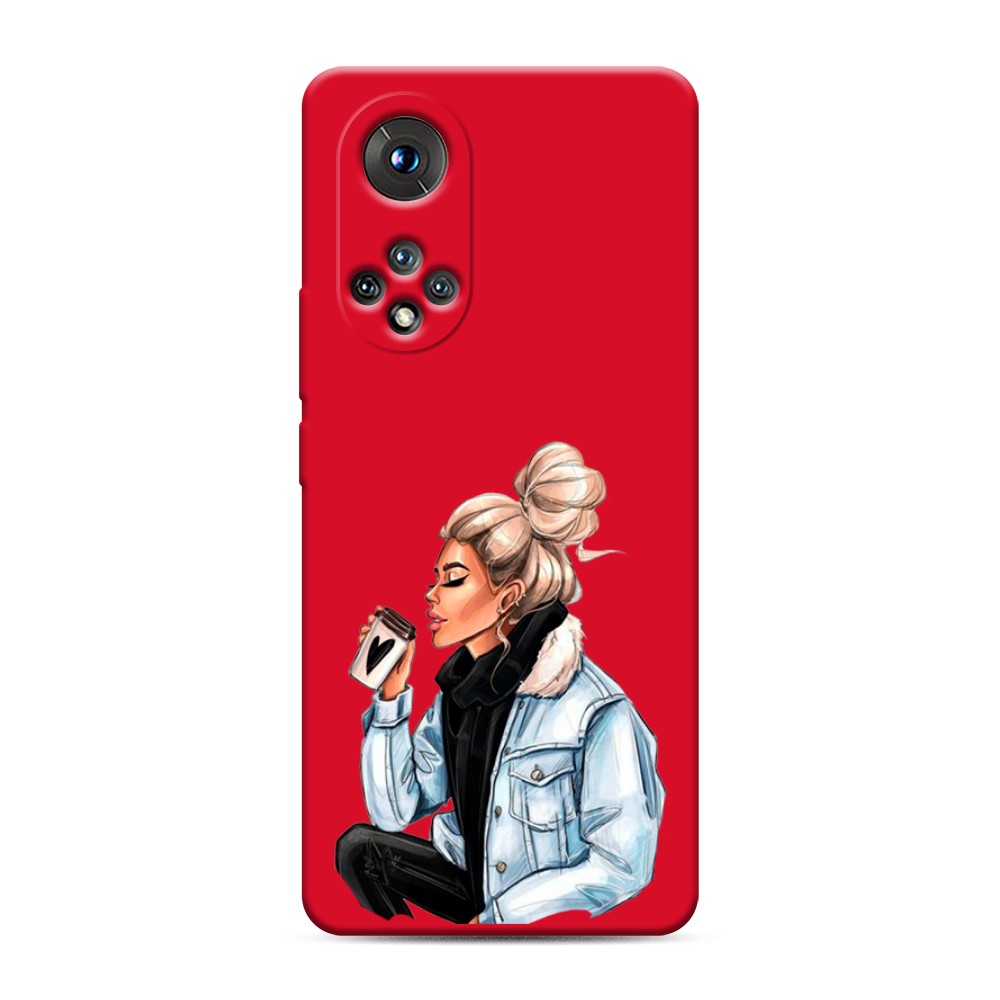 

Чехол Awog на Honor 50/Nova 9 "Cute girl", Разноцветный, 6106153-1