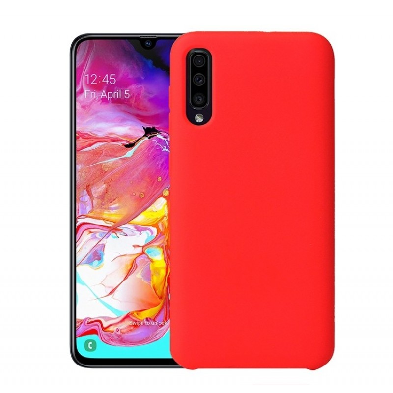 фото Чехол silicone для samsung galaxy a50 overlay (красный) ёmart