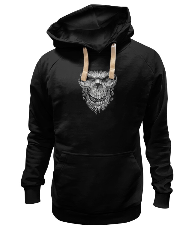 

Худи унисекс Printio Skull art черное 3XL, Черный, Skull art