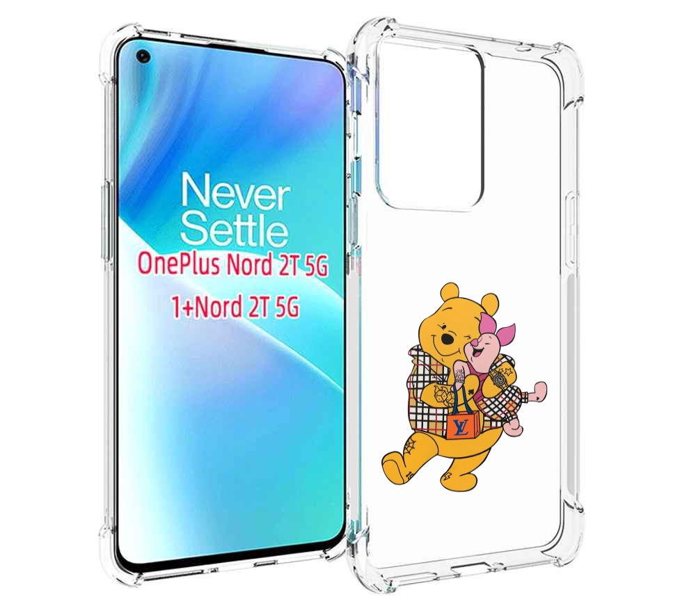 

Чехол MyPads модный-медведь-из-винни-пуха для OnePlus Nord 2T, Прозрачный, Tocco
