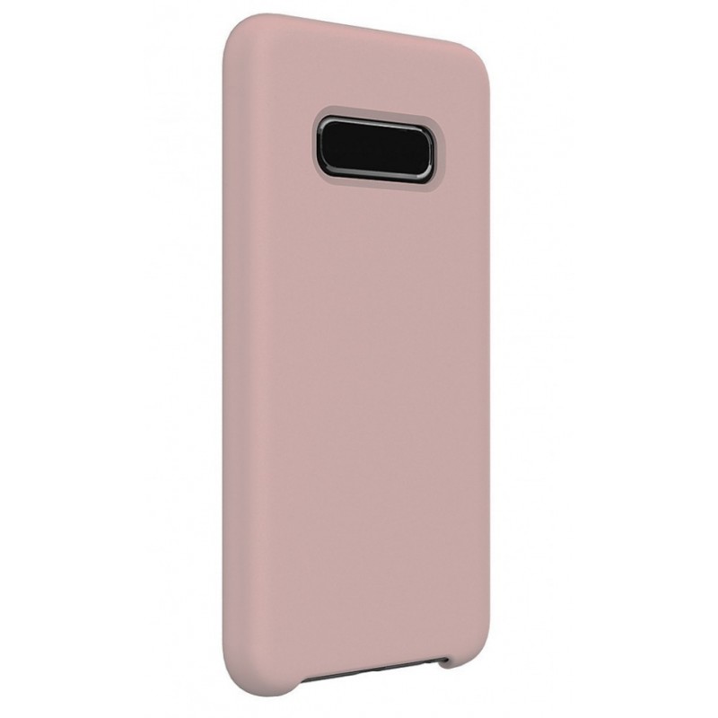 фото Чехол silicone для samsung galaxy s10e overlay (бежевый) ёmart