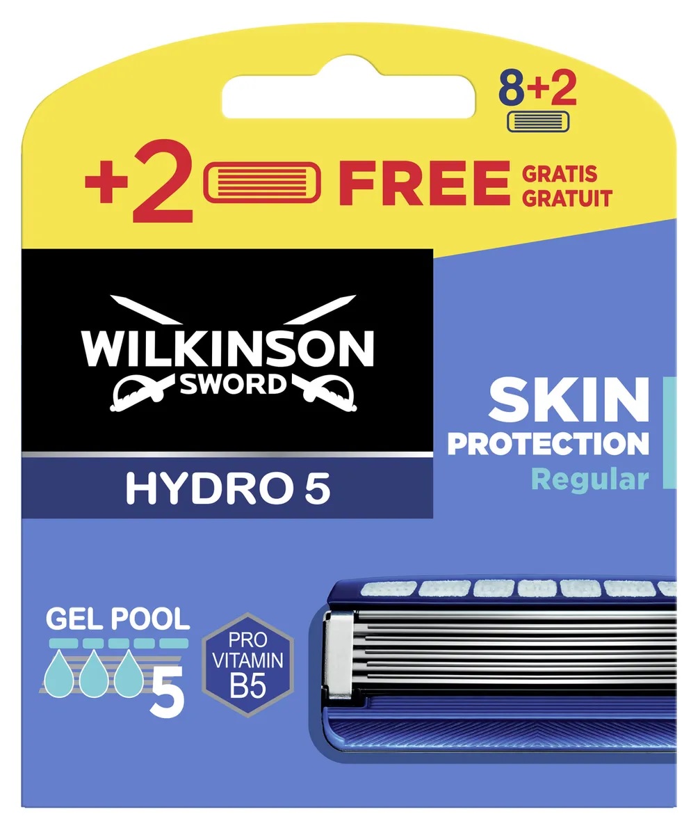 Сменные кассеты Wilkinson Sword Hydro5 Skin Protection для бритвы, 10 шт