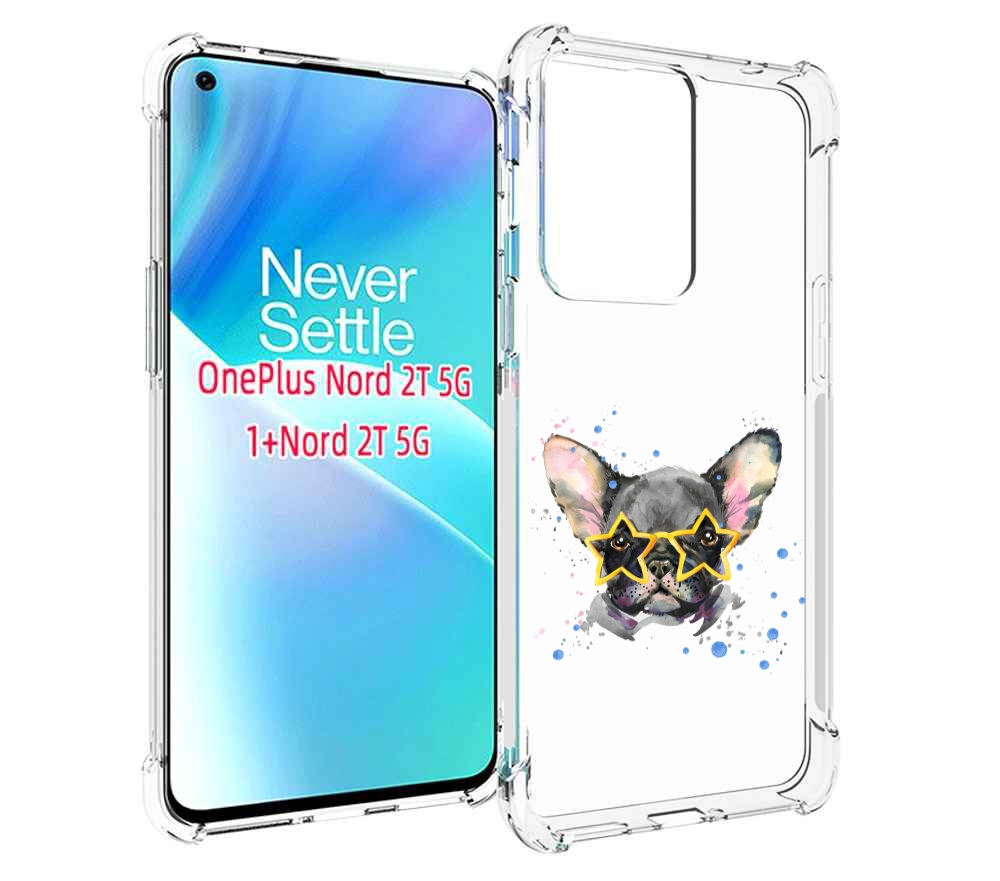 

Чехол MyPads буля в очках для OnePlus Nord 2T, Прозрачный, Tocco