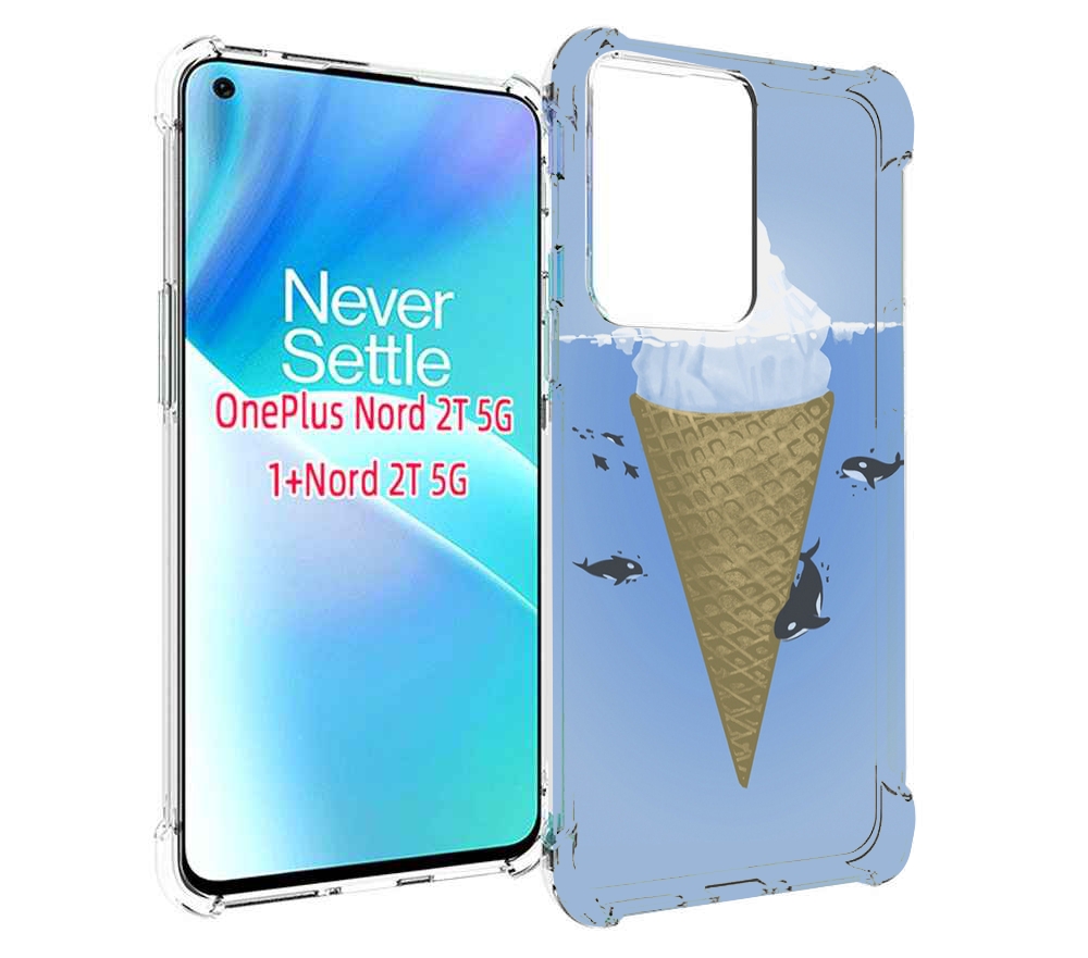 

Чехол MyPads мороженное-у-косаток для OnePlus Nord 2T, Прозрачный, Tocco