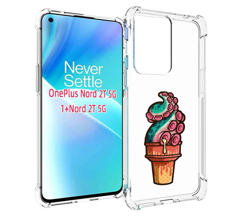

Чехол MyPads мороженное для OnePlus Nord 2T, Прозрачный, Tocco