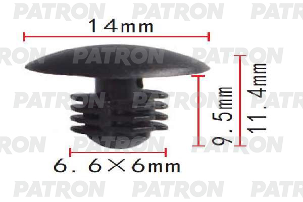 

Клипса Автомобильная PATRON P371705