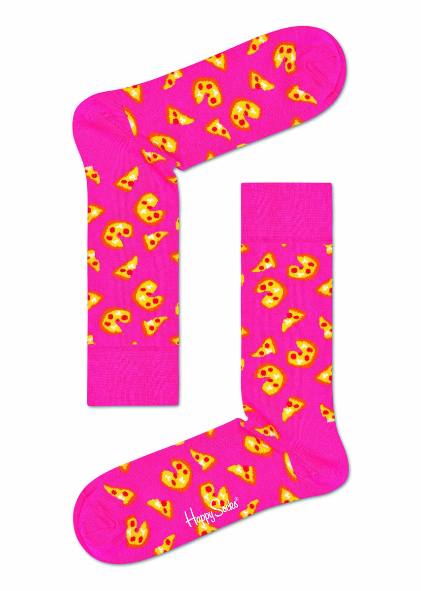 Носки женские Happy Socks PIZ01 разноцветные 36-40