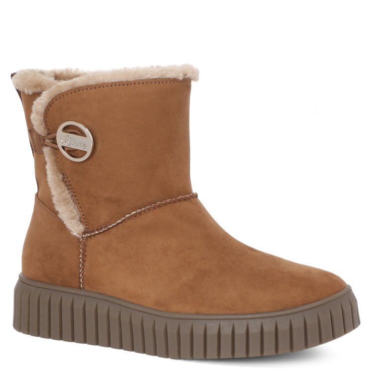 

Угги женские s.Oliver 5-5-26418-27 коричневые 39 EU, Коричневый, 5-5-26418-27