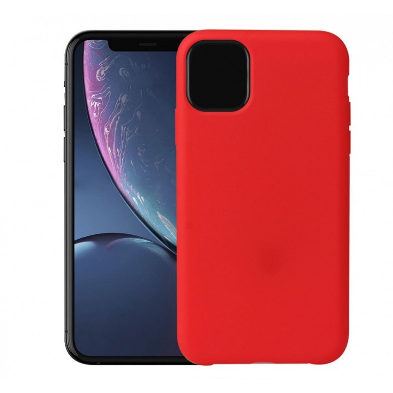 фото Чехол silicone для iphone 11 pro overlay (красный) ёmart