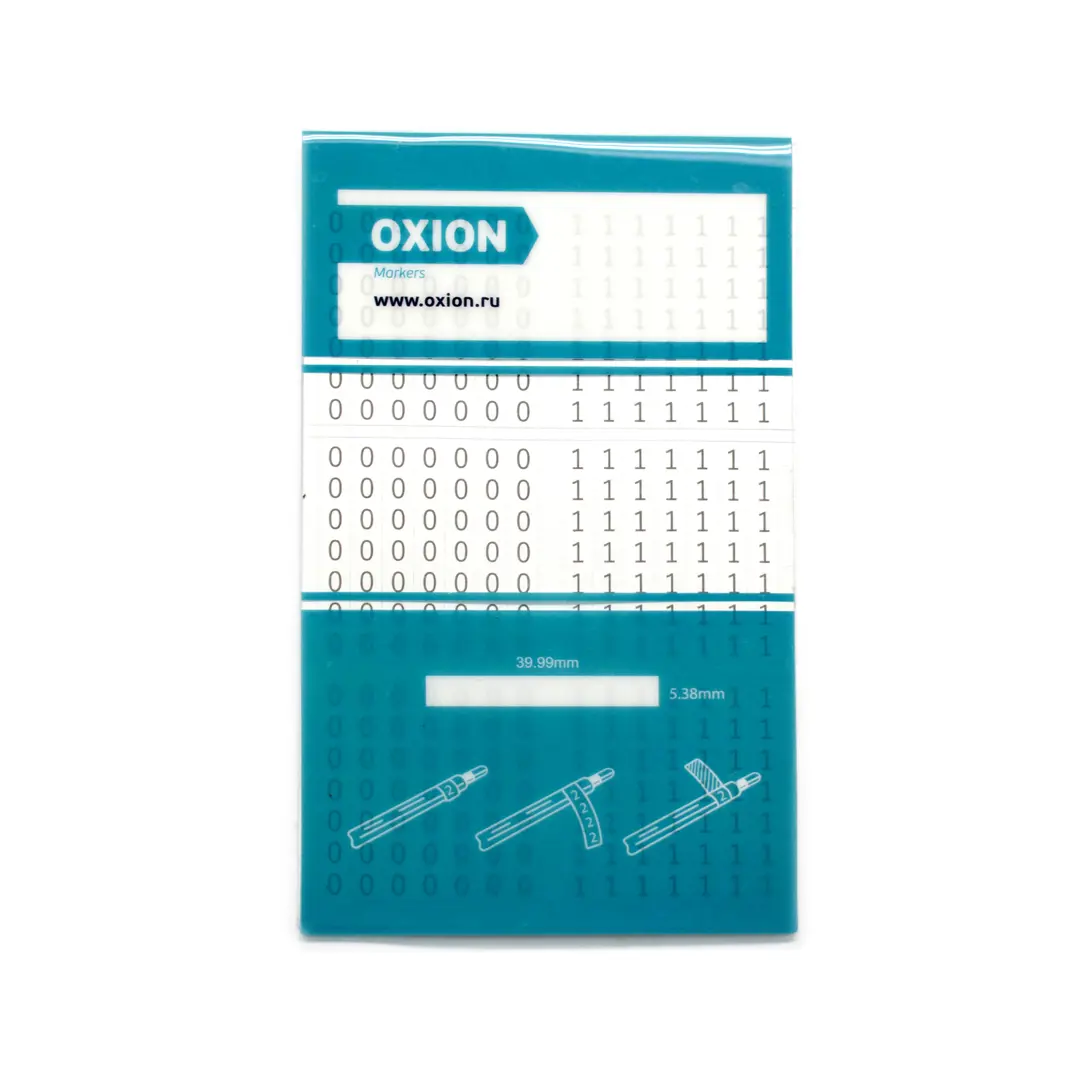 Маркеры самоклеющиеся Oxion OX-MRK21-09 маркеры для скетчинга 2 х сторонние 24 цвета main colors