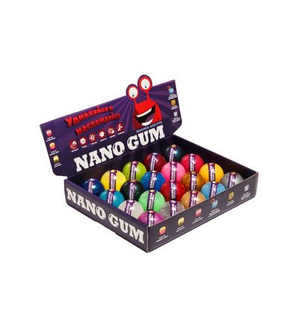 

Слайм Nano Gum шоу-бокс 2 АSВ002N