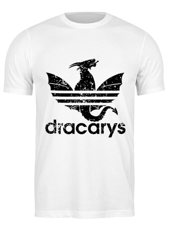 

Футболка мужская Printio Dracarys белая M, Dracarys