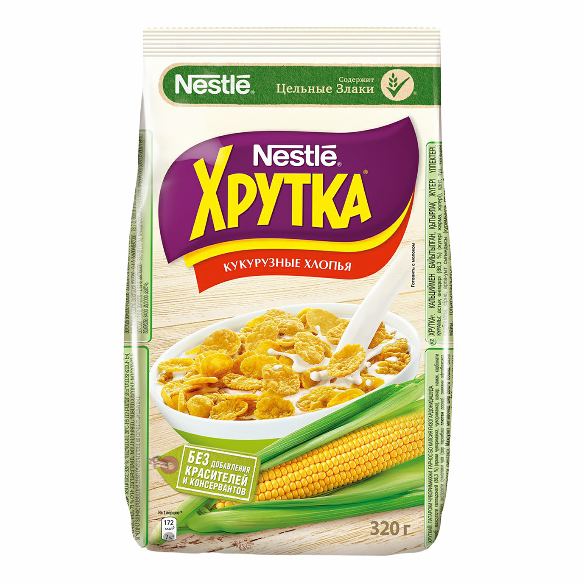 фото Хлопья хрутка кукурузные 320 г