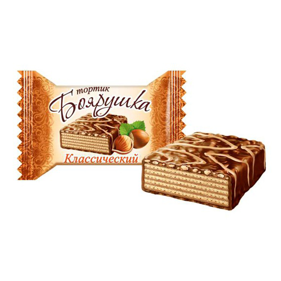 

Конфеты Славянка Боярушка Тортик классический 38 г