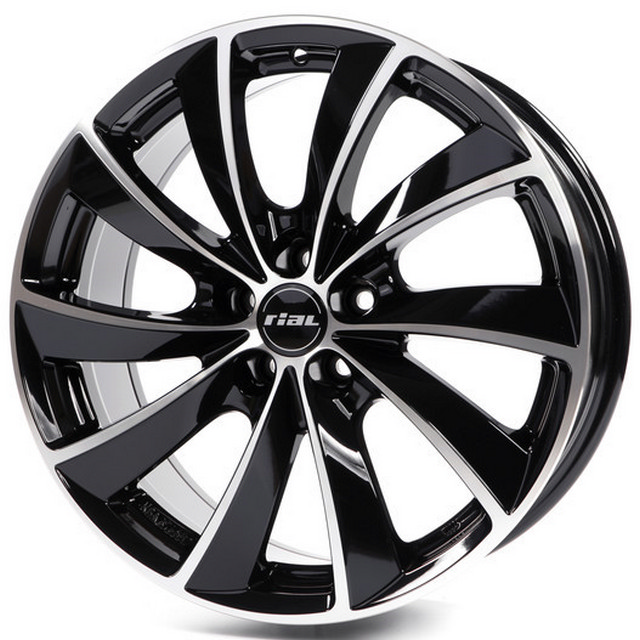 

Колесный диск RIAL LUGANO 17x7.50 5x114.30 ET47 DIA70.10 LU75747B83-1, Черный;серебристый