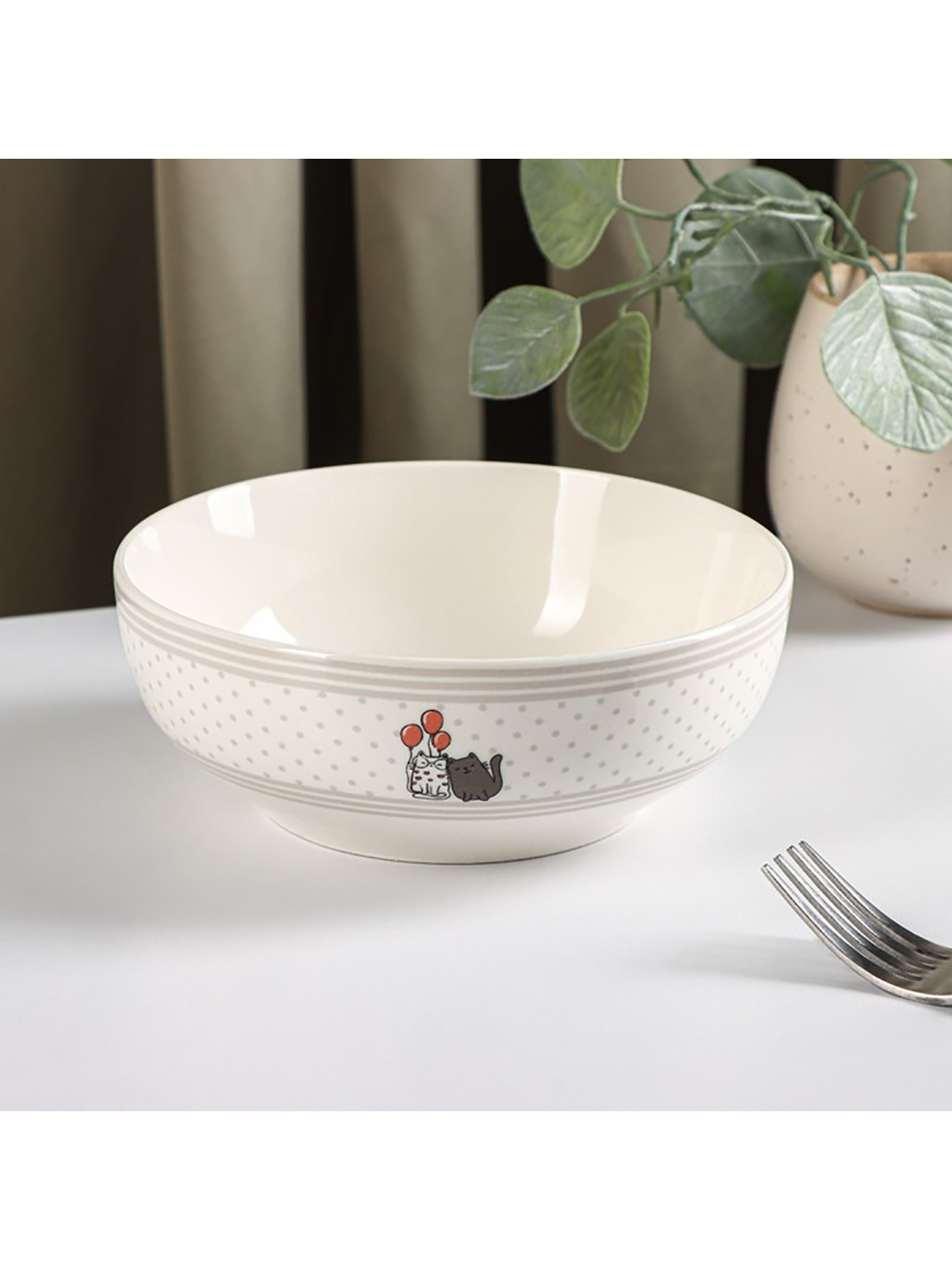 

Салатник Доляна керамический 600 мл