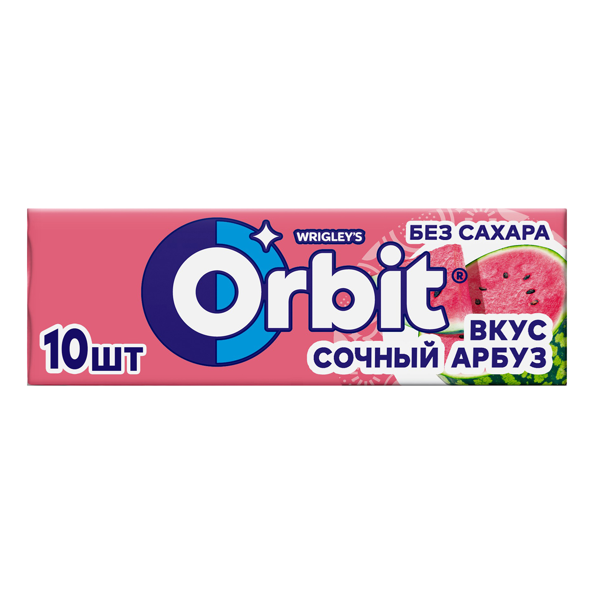 

Жевательная резинка Orbit Сочный арбуз без сахара 13,6 г